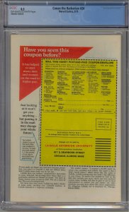 CONAN THE BARBARIAN #24 CGC 8.5 1ST RED SONJA