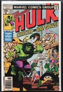 The Incredible Hulk #217 (1977) Hulk