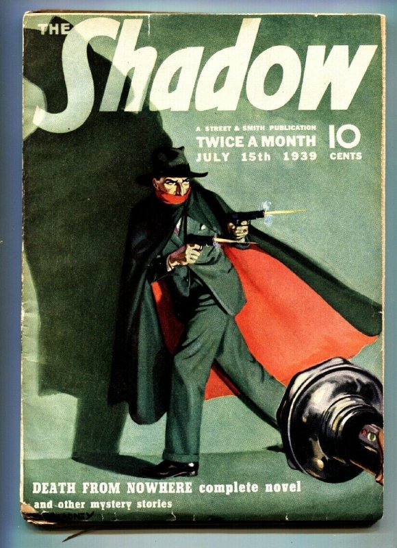 SHADOW 1939 pulp magazine JUL 15-STREET AND SMITH vg 