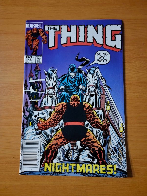 The Thing #19 Newsstand MARK JEWELER Variant ~ NEAR MINT NM ~ 1985 Marvel Comics