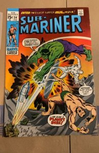 Sub-Mariner, The (Vol. 2) #34 prototype Hulk /Defenders VF conf