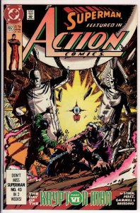 Action Comics #652 Direct Edition (1990) 9.4 NM