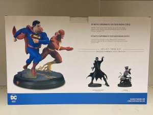 DC Direct Battle Superman vs the Flash Racing Statue