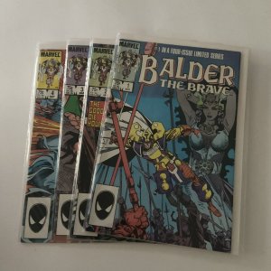 Balder The Brave 1 2 3 4 Lot Run Set Near Mint Nm Marvel