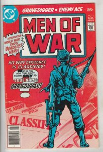 Men of War #1 (Aug-77) NM- High-Grade Gravedigger