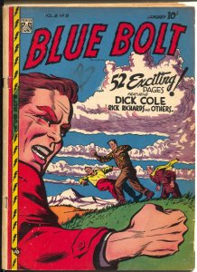 Blue Bolt Vol. 8 #8  1948 - Novelty  -G/VG - Comic Book