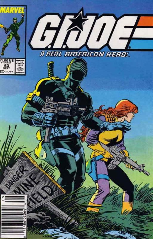 G.I. Joe, A Real American Hero #63 VF/NM; Marvel | save on shipping - details in