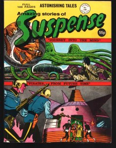 Creepy Worlds #226 1960's-Octopus attack cover-Sci-fi horror & mystery&n