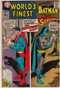 World's Finest #171 (Nov-67) VG+ Affordable-Grade Superman, Batman, Robin