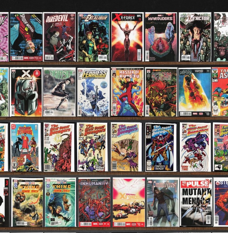 Huge Lot 150+ Comics with West Coast Avengers, X-Factor & More!