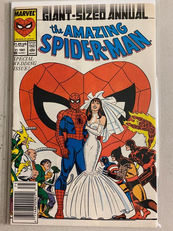 Amazing Spider-Man Annual #21 newsstand 8.0 (1987)
