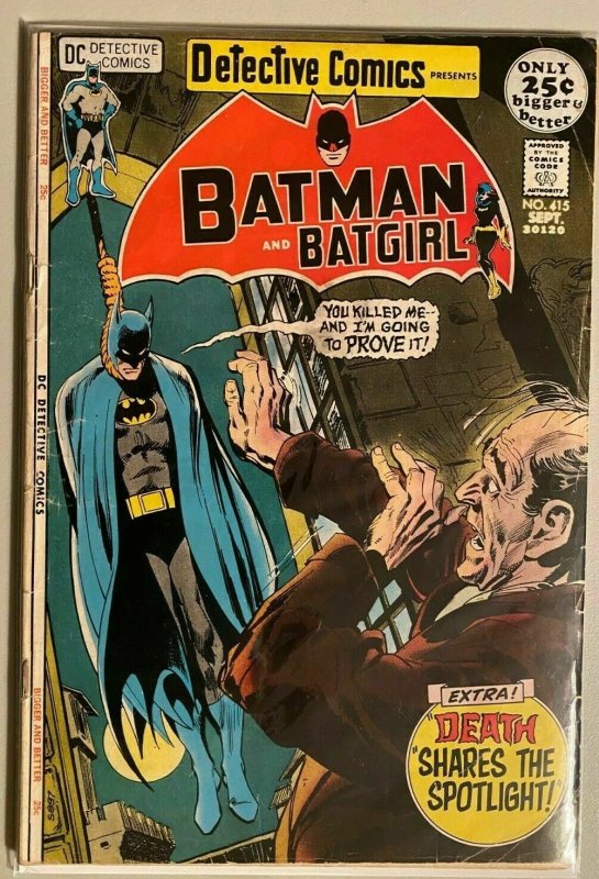 Batman and Batgirl #415 2.5 GD+ (1971)