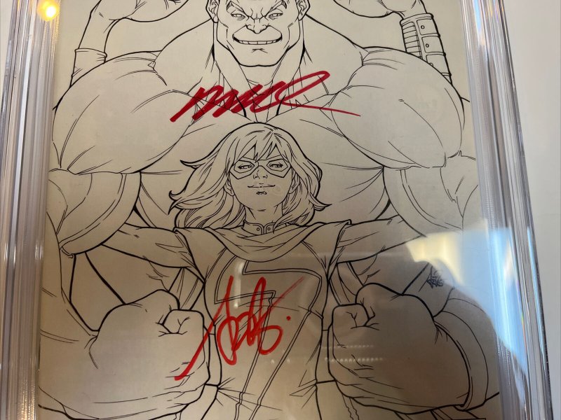 Champions (2016) # 1 (CGC SS 9.8) Signed By Artgem & Ramos | Sketch Cover