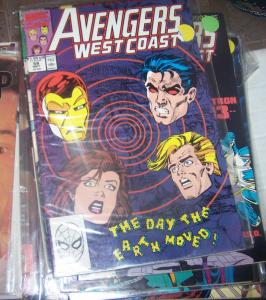 west coast avengers  # 57 MAY 1990  +DISASSEMBLE VIBRO EARTHQUAKE