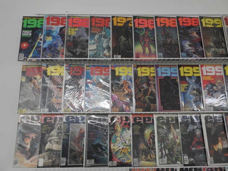 Complete Sets 1984 (1-29), & Epic Illustrated (1-34) Avg VF Condition!