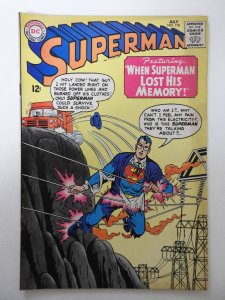 Superman #178 (1965) VG+ Condition centerfold detached bottom staple