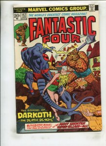 FANTASTIC FOUR #142 (4.0) 1ST DARKOTH!! 1973