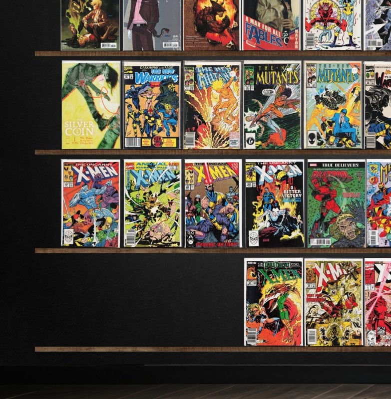 Huge Lot 140+ Comics with Batman: Gotham Knights, X-Men Classic & More!