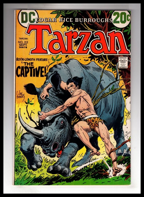 Edgar Rice Burroughs' Tarzan #212 (1972)  / ECA5X