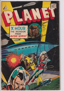 PLANET COMICS #8 (1958) VG- 3.5. IW edition reprints original #72!
