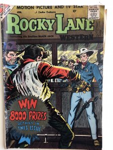 Rocky Lane 84, GD, top staple detached-reader