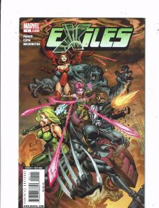 Lot of 4 Exiles Marvel Comic Books #1 2 3 5 BF2