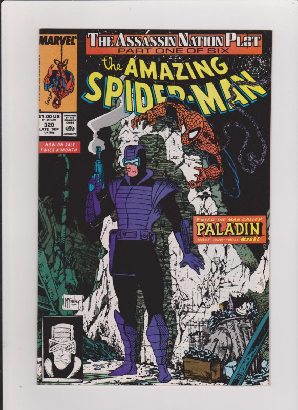the AMAZING SPIDER-MAN #320 NM UNREAD 1989 MARVEL COMICS TODD McFARLANE