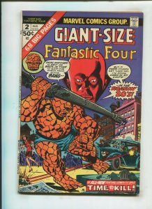 GIANT-SIZE FANTASTIC FOUR #2 (6.0) CATACLYSM!! 1974