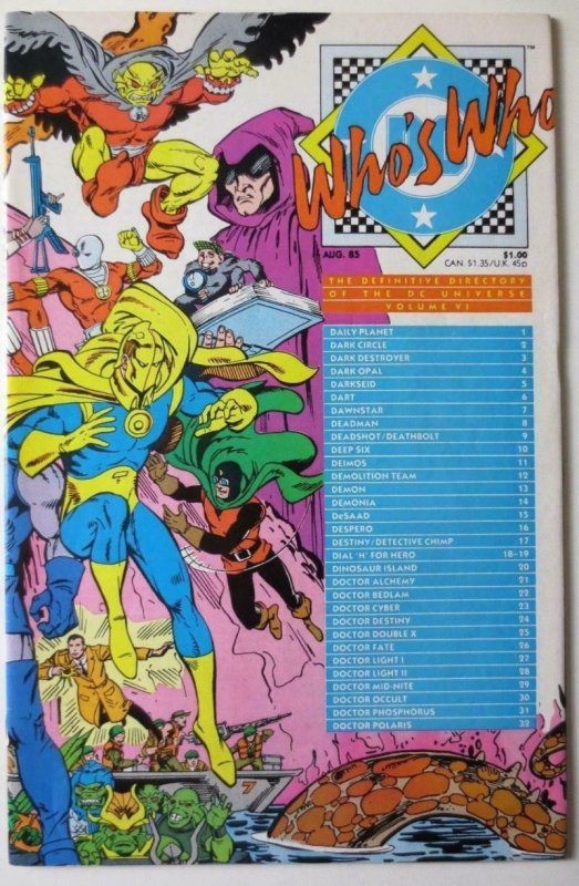 WHO'S WHO #6, VF/NM, Darkseid, Demon, DC 1985  more DC in store