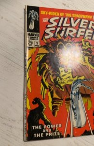The Silver Surfer #3 (1968)st app of Mephisto nice solid book Fn/vf