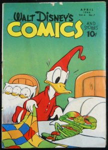 WALT DISNEY'S COMICS & STORIES #'s 63 & 67 CARL BARKS 1945 1946 DONALD DUCK