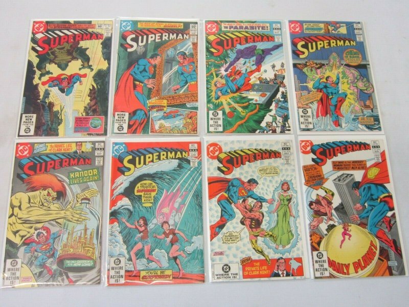 Superman Comic Lot #351-398 42 Different Books 8.0 VF (1980-1984)