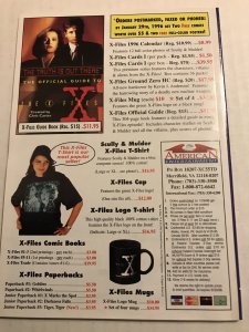 THE X-FILES Comic Digest #1 : Topps 12/95 VF/NM; Newsstand Variant, TV, Mulder