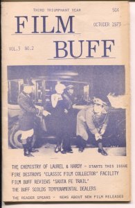 Film Buff Vol.3 #2 10/1973-Lauel & Hardy-historic info-VG