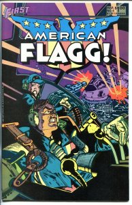 AMERICAN FLAGG #6 1984-FIRST-SIGNED-HOWIE CHAYKIN-nm