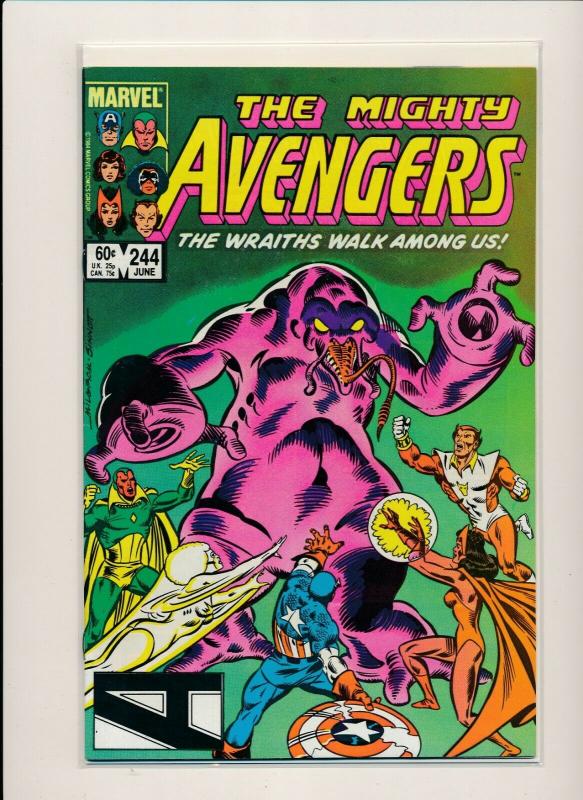 Marvel Set of 3-THE AVENGERS#244-246  VF(PF761) 