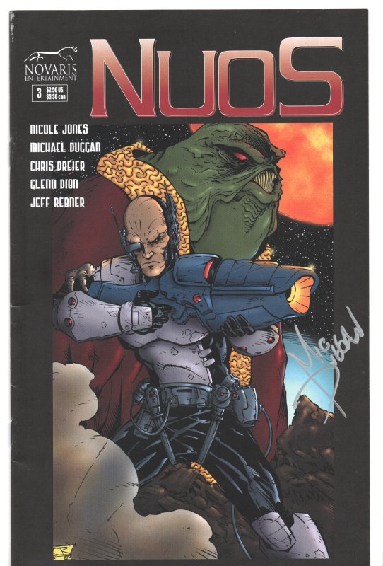 NUOS Dawn Of Destroyer #1-3 (Novaris Comics 2004) -- Independent -- VF/NM SIGNED