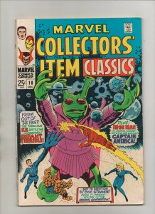 Marvel Collectors Item Classics #18 - Fantastic Four Dr Strange (Grade 4.0) 1968 