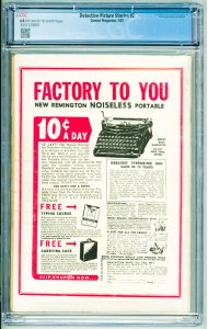 Detective Picture Stories #2 (1937) CGC 6.0! OWW Pages!