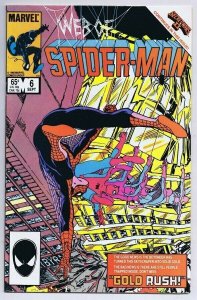 Web of Spider-Man #6 ORIGINAL Vintage 1985 Marvel Comics