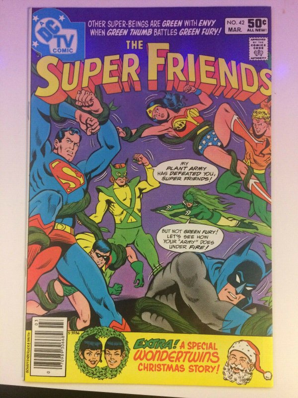 Super Friends #42 DC Comics TV Wonder Woman Batman Superman Green Fury 1981 NM