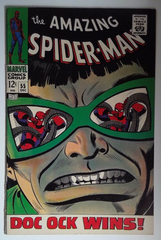 The Amazing Spider-Man #55 (1967) Marvel 6.5 FN+ Comic Book