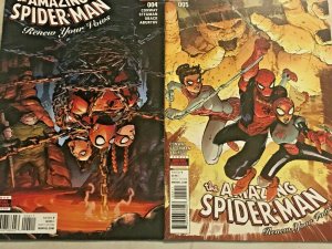 AMAZING SPIDER-MAN RENEW YOUR VOWS#1-5 VF/NM 2017 MARVEL COMICS 