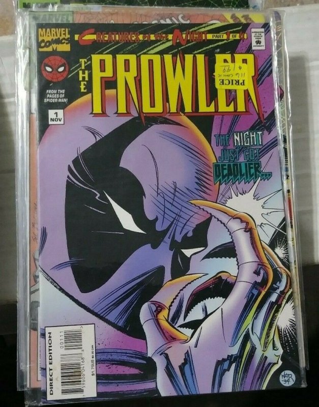 the prowler #1 1994 marvel spiderman- creatures of the night pt 1