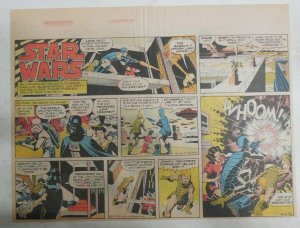 Star Wars Sunday Page #42 by Russ Manning from 12/23/1979 Large Half Page Size!