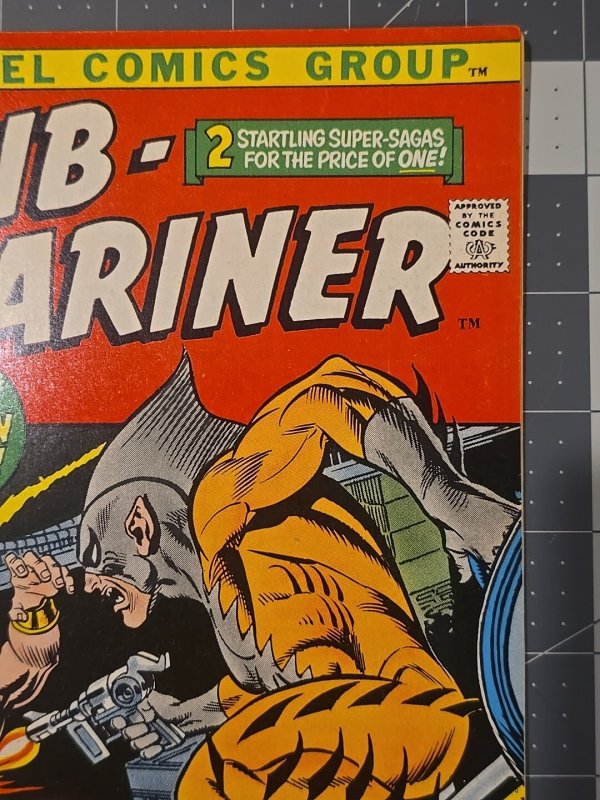 Sub-Mariner #45 (Jan-1972) Namor vs. Tiger Shark, Guest Starring The Human Torch