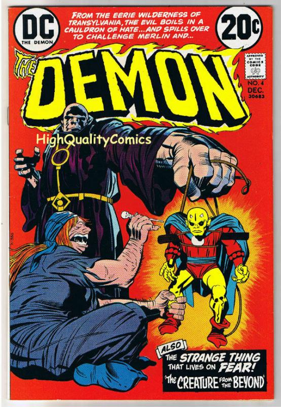 DEMON #4, VF+, Jack Kirby, 4th World, Creature, 1972, more JK in store 