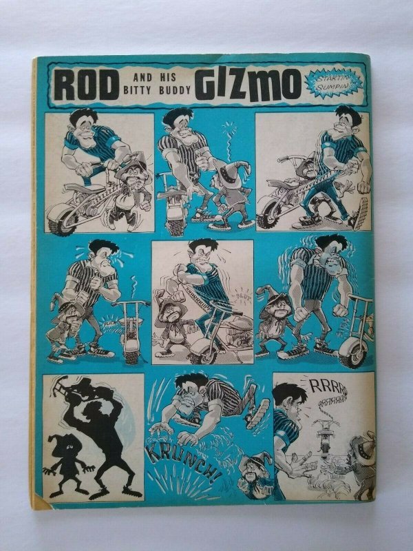 Hot Rod Cartoons Magazine March 1967 # 15 Drag Race Beatnik Automobiles Comic 