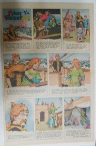 Prince Valiant Sunday #1651 by Hal Foster from 9/29/1968 Rare Full Page Size !