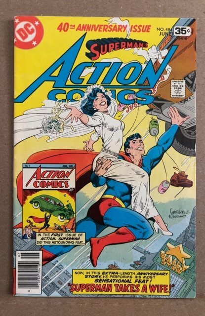 Action Comics #484 (1978) Anniversary issue! VF